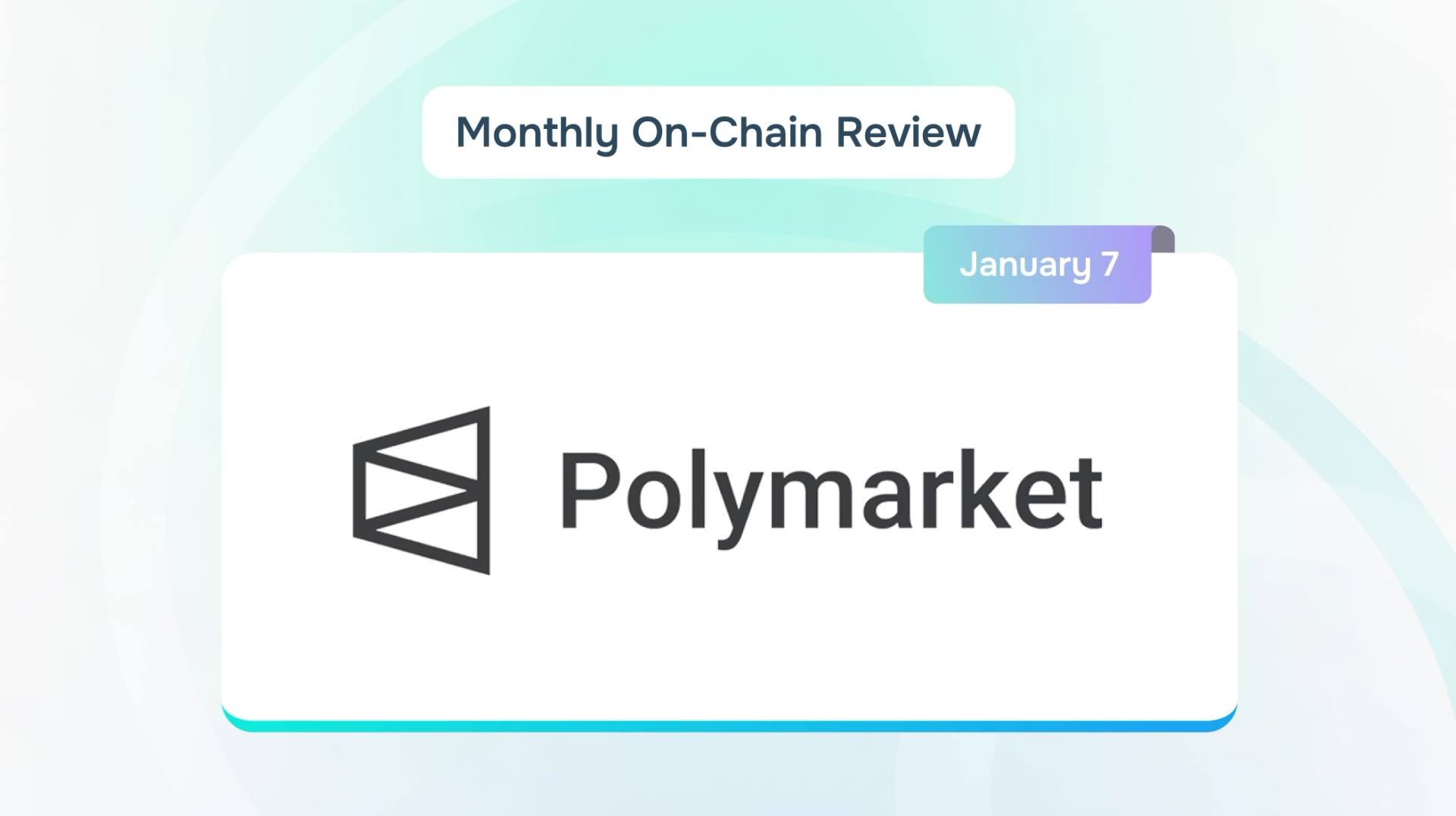 Cover image for "Polymarket monthly overview (January 2025)"
